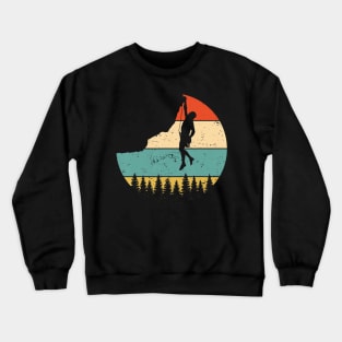 Vintage Rock Climbing T Shirt Mountain Climber Crewneck Sweatshirt